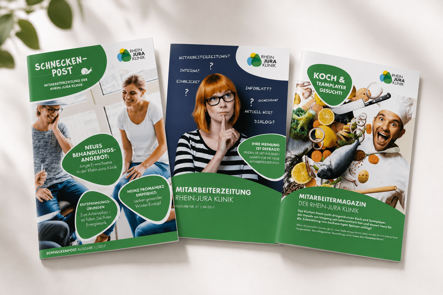 Mitarbeitermagazin Grafikdesign