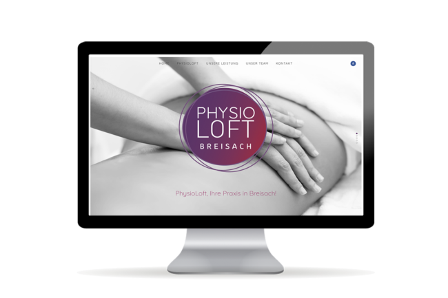 Webseite Physio Freiburg