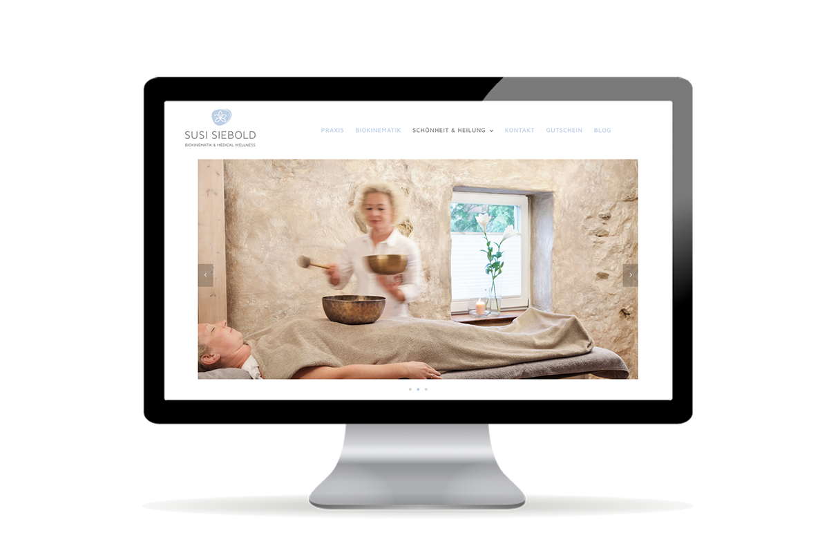 Webseite Beispiel Physiotherapie Freiburg